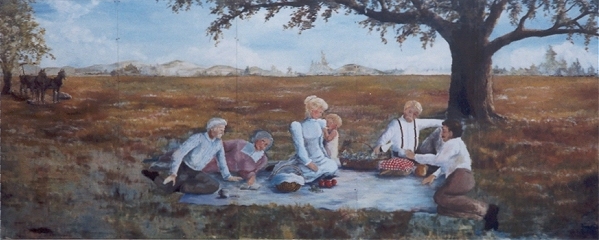 Another one of Lompoc's fine murals, Lompoc Mural Society